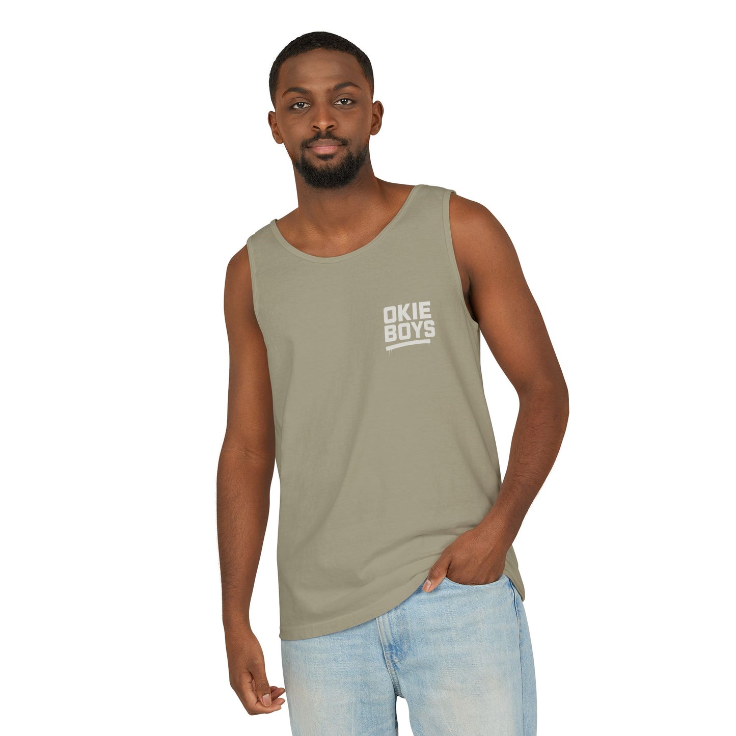 Puerto Rico USA Flag Palm Tank Top – Beach Vibe