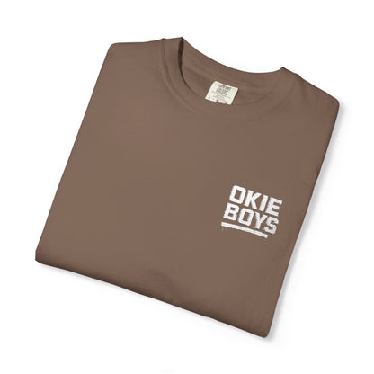 Okie Baby White Pocket T-Shirt — Cute Oklahoma Baby Graphic Tee