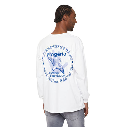 Progeria Research Foundation Long Sleeve T‑Shirt — For the Children / For the Cure
