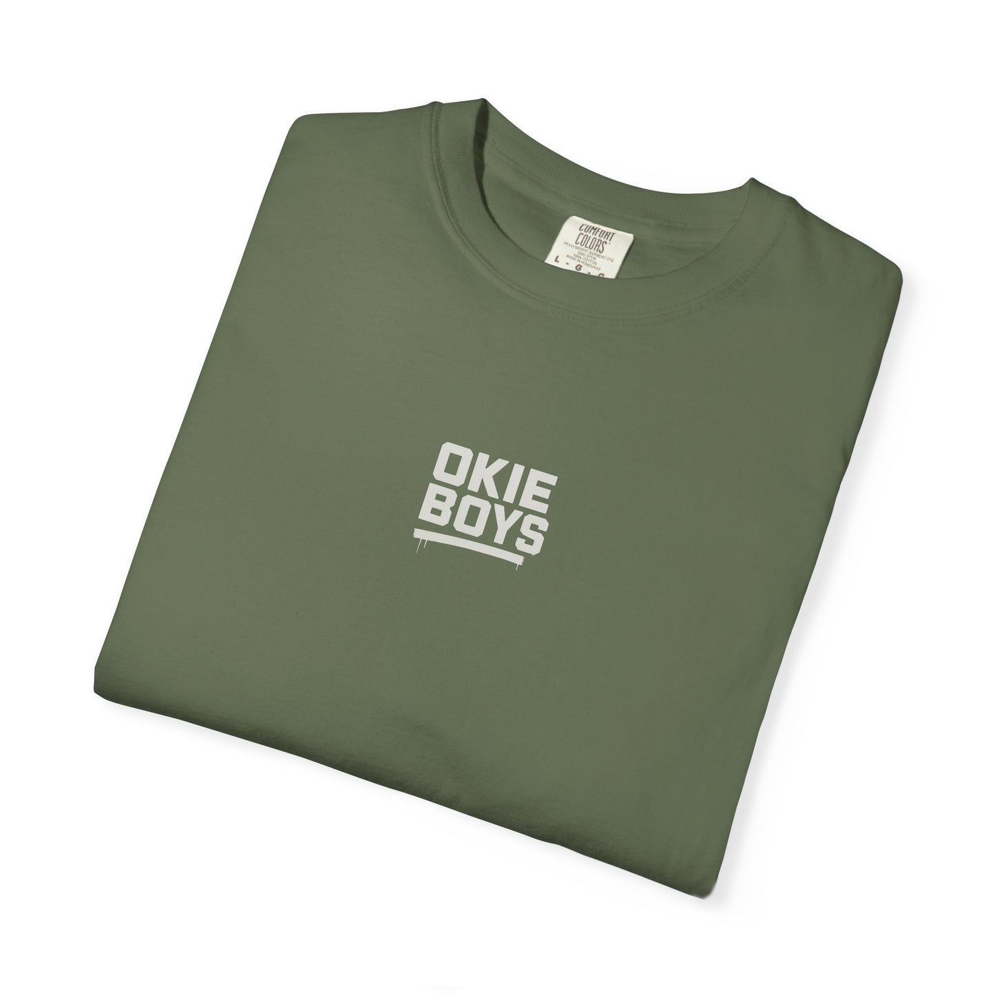 Okie Boys Graphic T-Shirt — 'OKIE BOYS' Front & Back Casual Tee