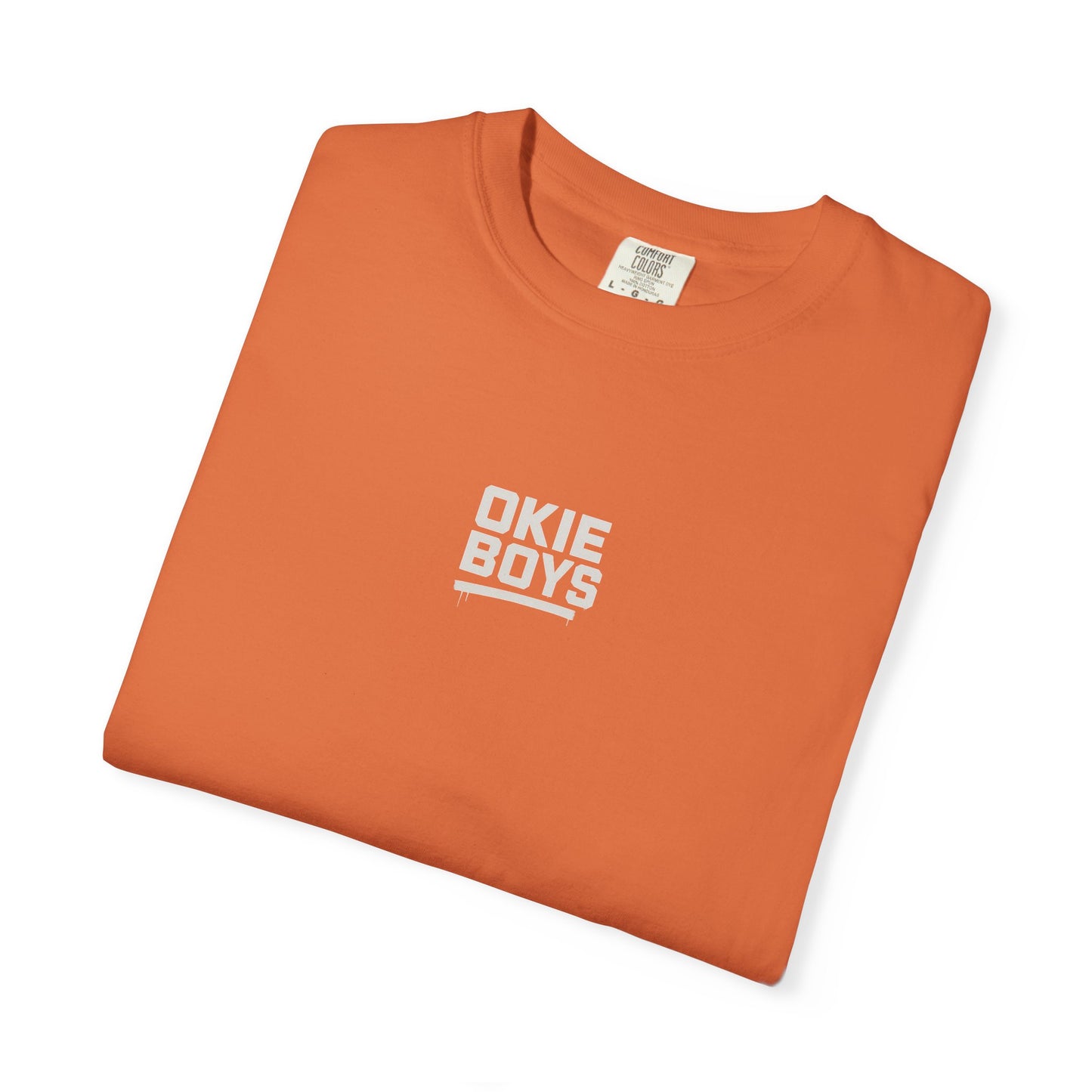 Okie Boys Graphic T-Shirt — 'OKIE BOYS' Front & Back Casual Tee