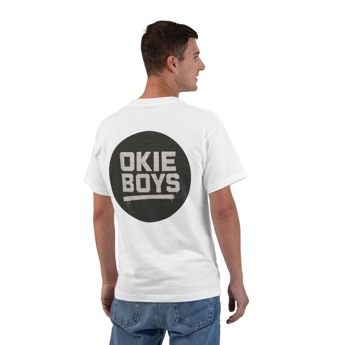 Okie Boys Graphic T-Shirt — Retro Round Logo Tee