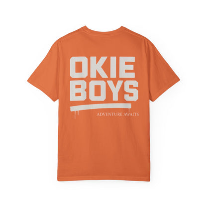 Okie Boys Graphic T-Shirt — 'OKIE BOYS' Front & Back Casual Tee