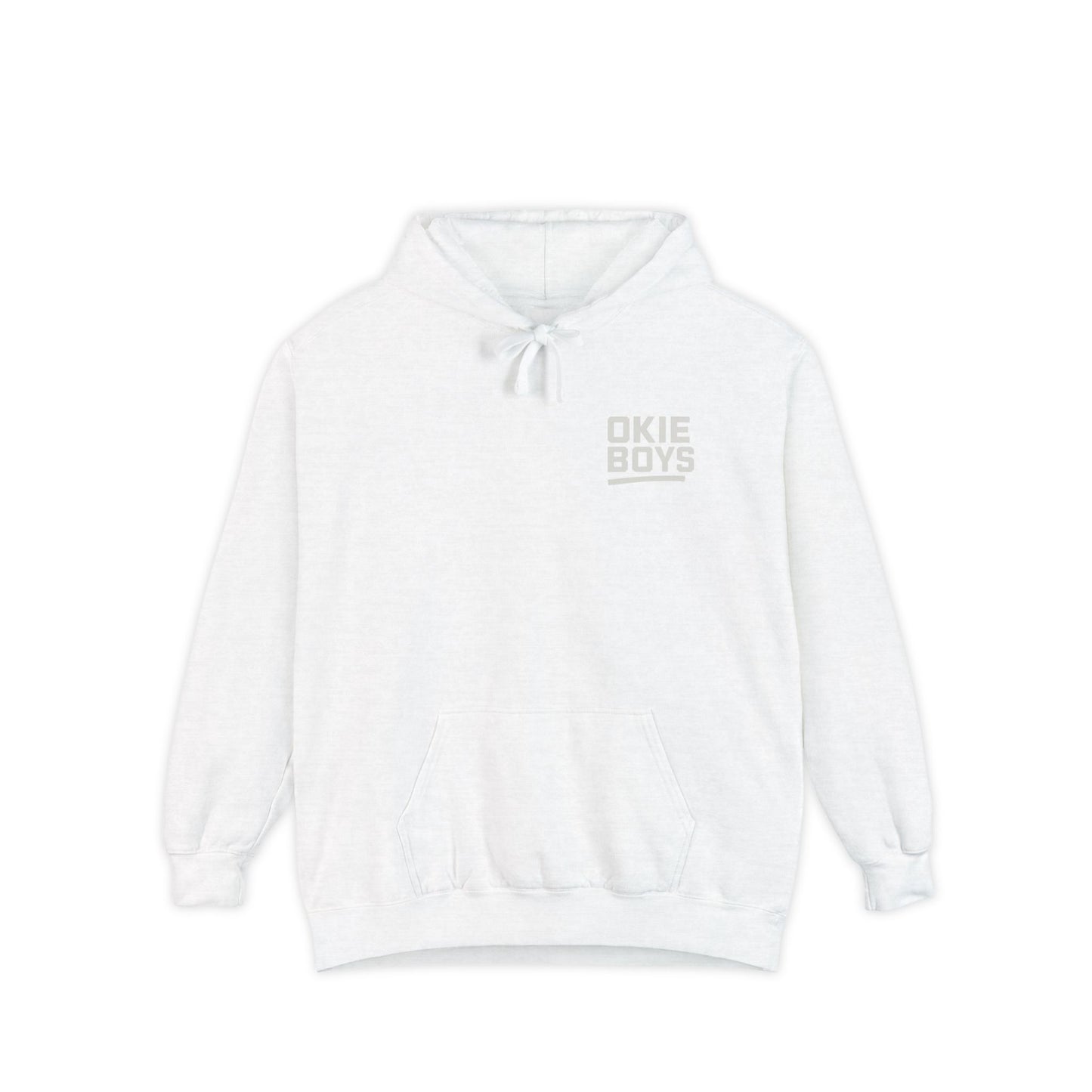 OKIE BOYS Palm Tree Surf Hoodie — Graphic Beach Back Print