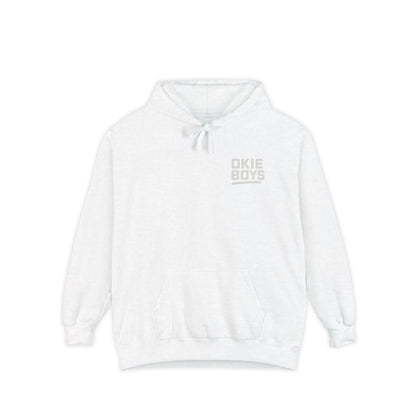 OKIE BOYS Palm Tree Surf Hoodie — Graphic Beach Back Print