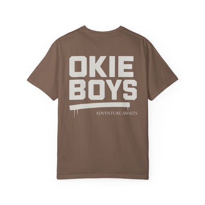 Okie Boys Graphic T-Shirt — 'OKIE BOYS' Front & Back Casual Tee