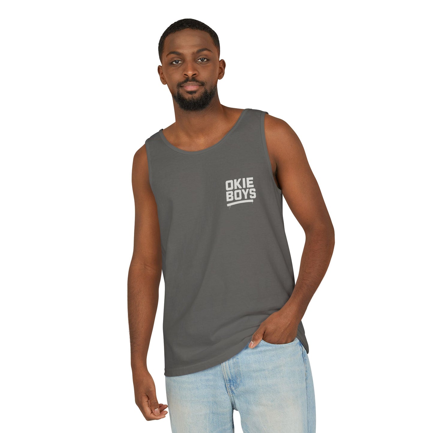 Puerto Rico USA Flag Palm Tank Top – Beach Vibe