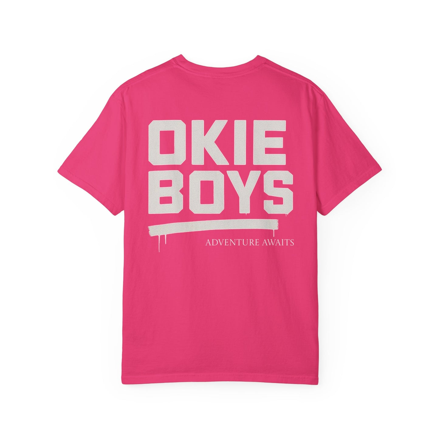 Okie Boys Graphic T-Shirt — 'OKIE BOYS' Front & Back Casual Tee