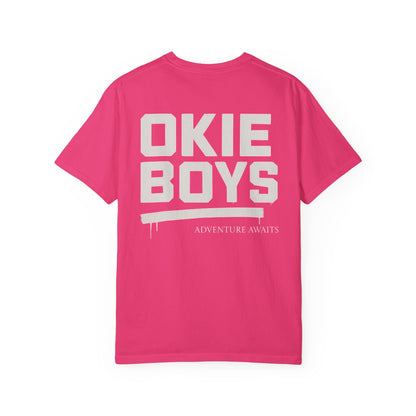 Okie Boys Graphic T-Shirt — 'OKIE BOYS' Front & Back Casual Tee