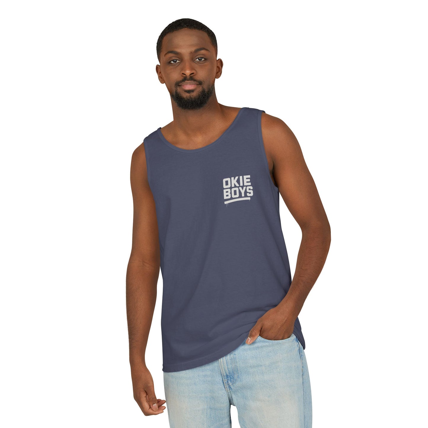 Puerto Rico USA Flag Palm Tank Top – Beach Vibe