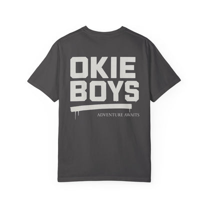Okie Boys Graphic T-Shirt — 'OKIE BOYS' Front & Back Casual Tee