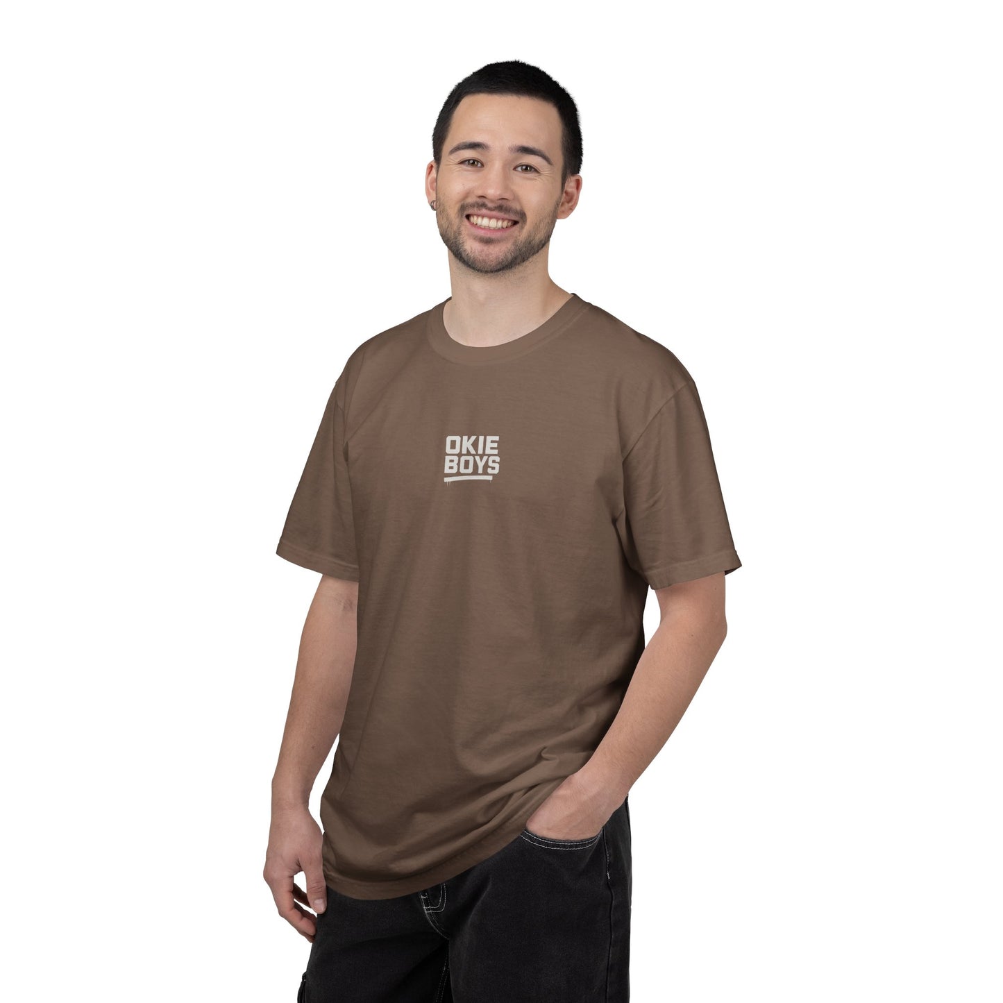 Okie Boys Graphic T-Shirt — 'OKIE BOYS' Front & Back Casual Tee