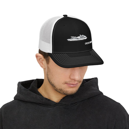 Trucker Cap — 'Okie Boys' Jet Ski Embroidered Snapback