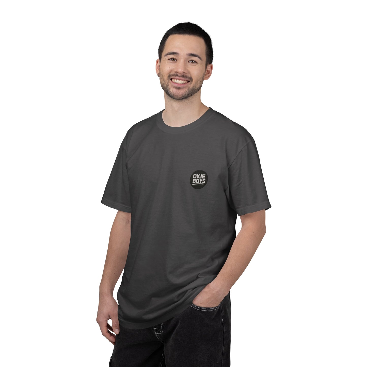 Okie Boys Graphic T-Shirt — Retro Round Logo Tee