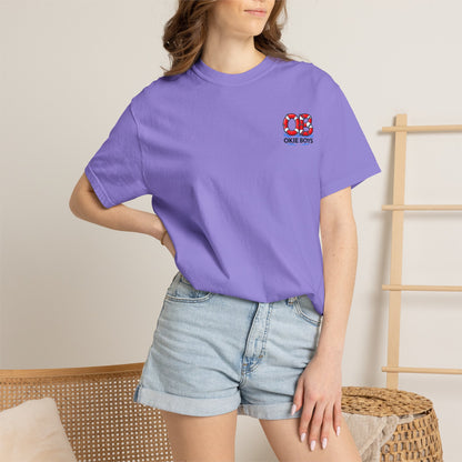 T-Shirt — "OKie Boys" Lifebuoy Graphic Tee (Nautical Beach Vibe)