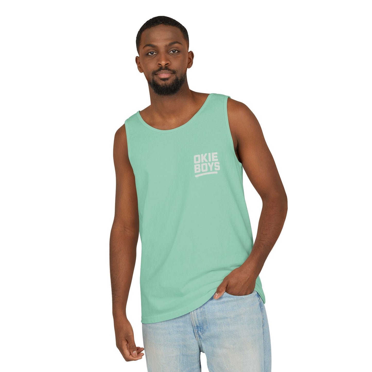 Puerto Rico USA Flag Palm Tank Top – Beach Vibe