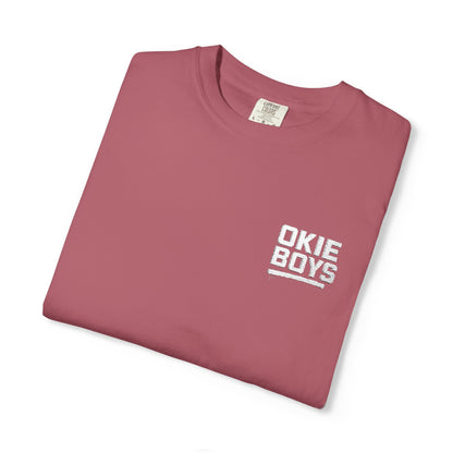 Okie Baby White Pocket T-Shirt — Cute Oklahoma Baby Graphic Tee