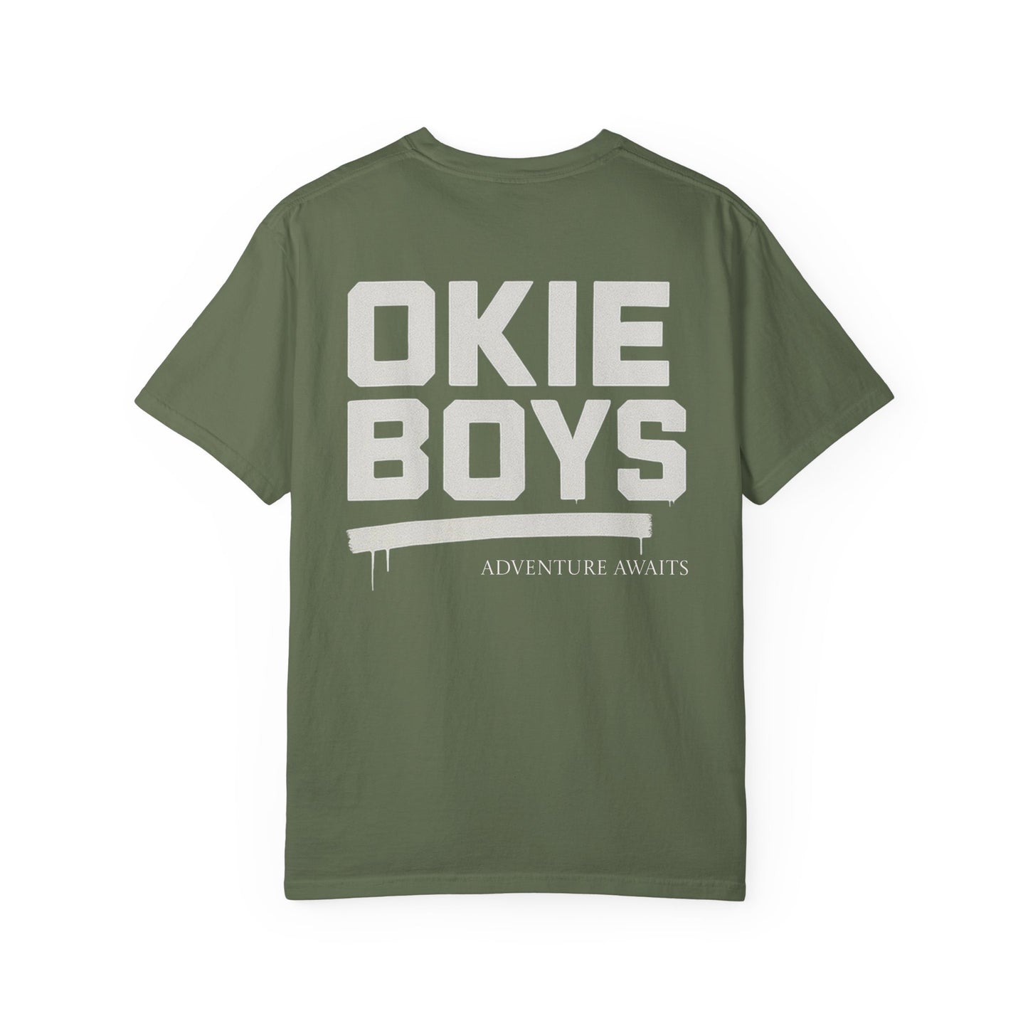 Okie Boys Graphic T-Shirt — 'OKIE BOYS' Front & Back Casual Tee