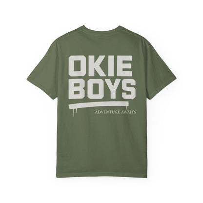 Okie Boys Graphic T-Shirt — 'OKIE BOYS' Front & Back Casual Tee