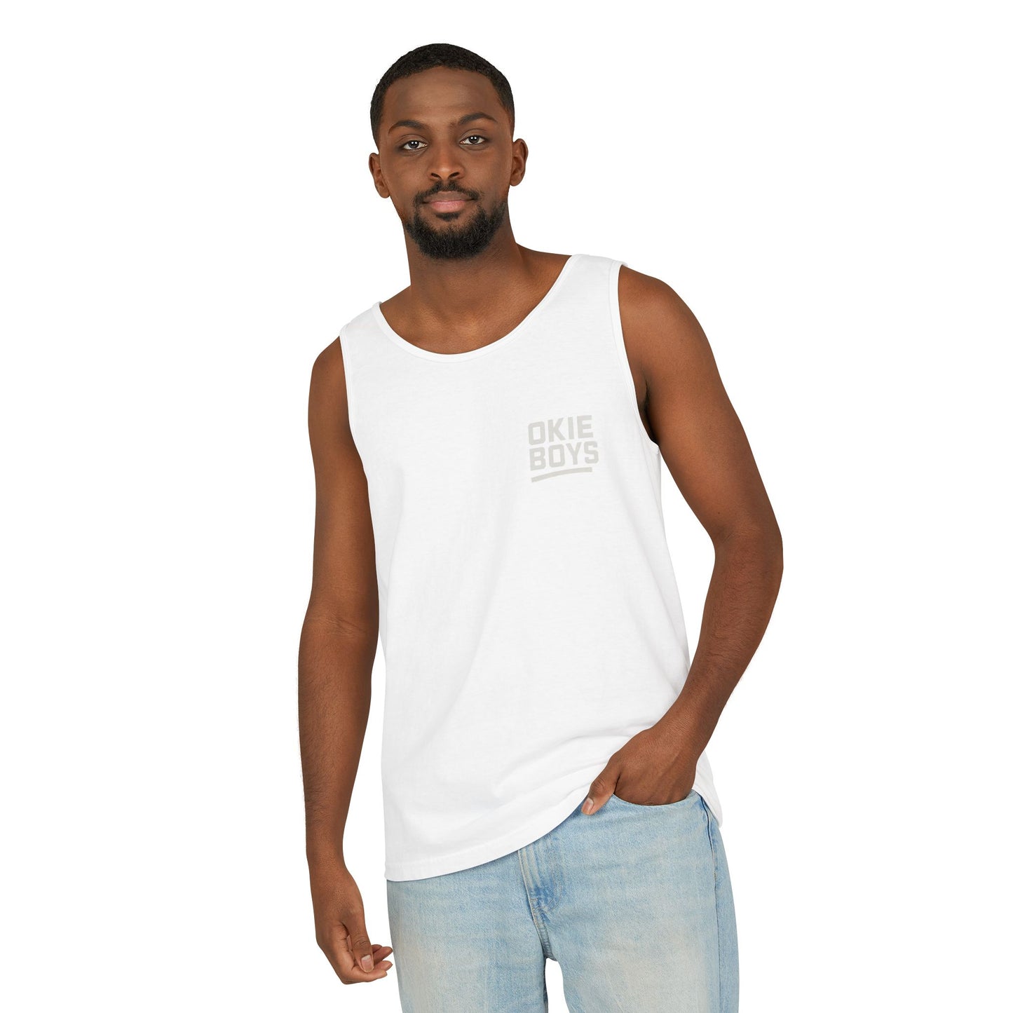 Puerto Rico USA Flag Palm Tank Top – Beach Vibe