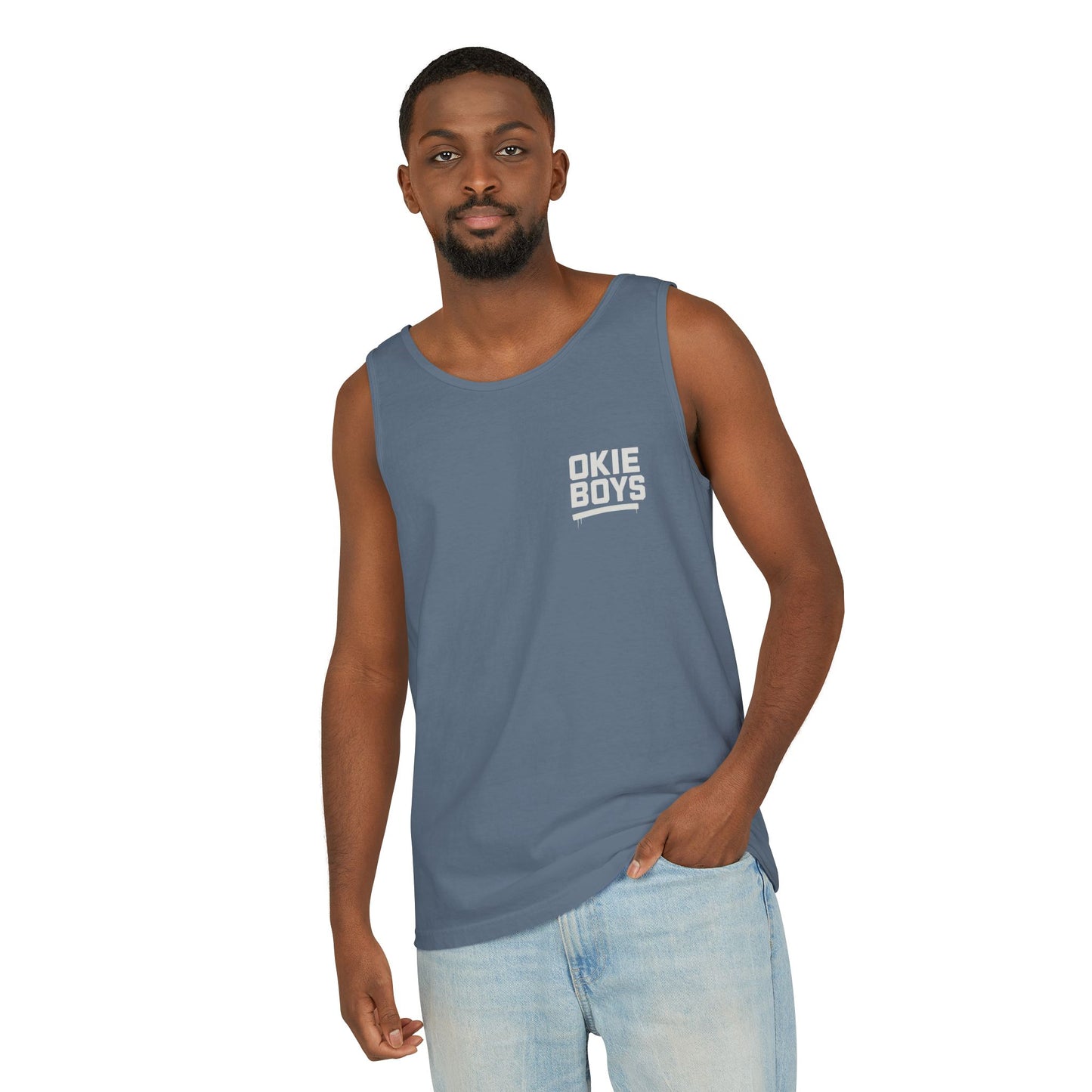 Puerto Rico USA Flag Palm Tank Top – Beach Vibe