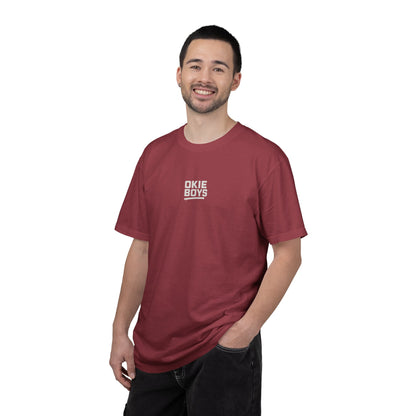 Okie Boys Graphic T-Shirt — 'OKIE BOYS' Front & Back Casual Tee