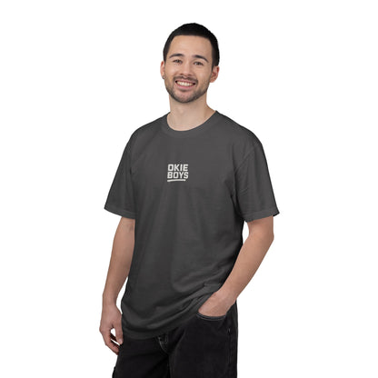 Okie Boys Graphic T-Shirt — 'OKIE BOYS' Front & Back Casual Tee
