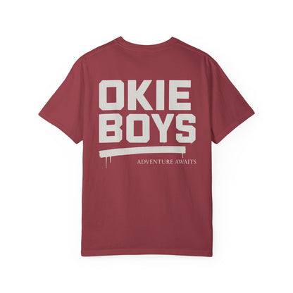 Okie Boys Graphic T-Shirt — 'OKIE BOYS' Front & Back Casual Tee